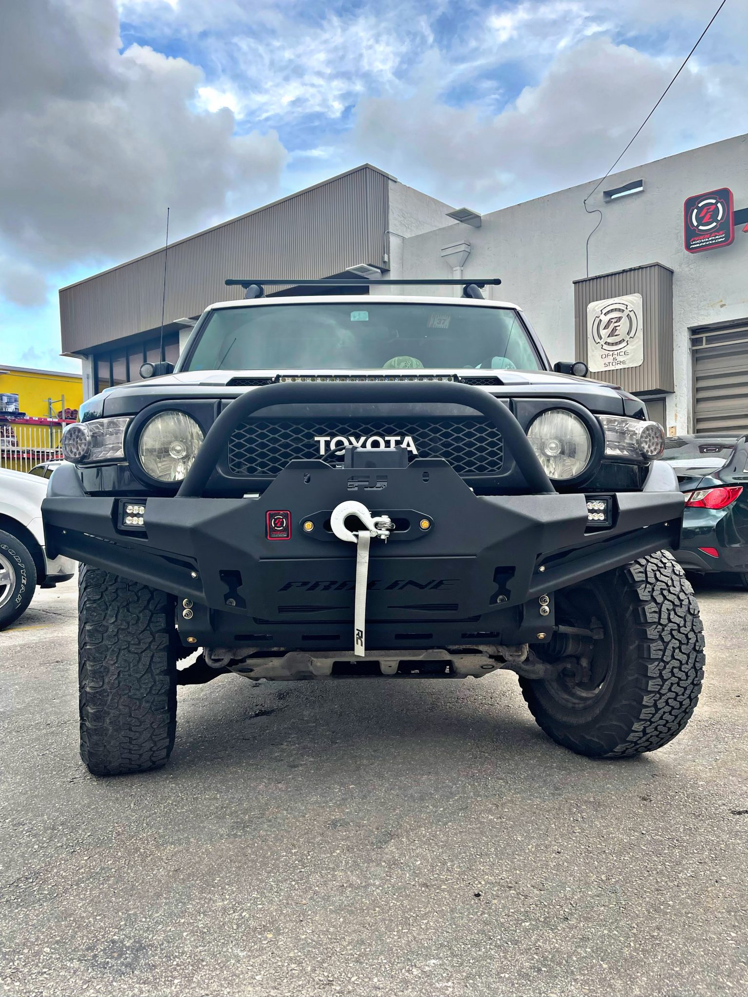 R1 Front Bumper Toyota Fj Cruiser Proline 4wd Equipment Miami Florida