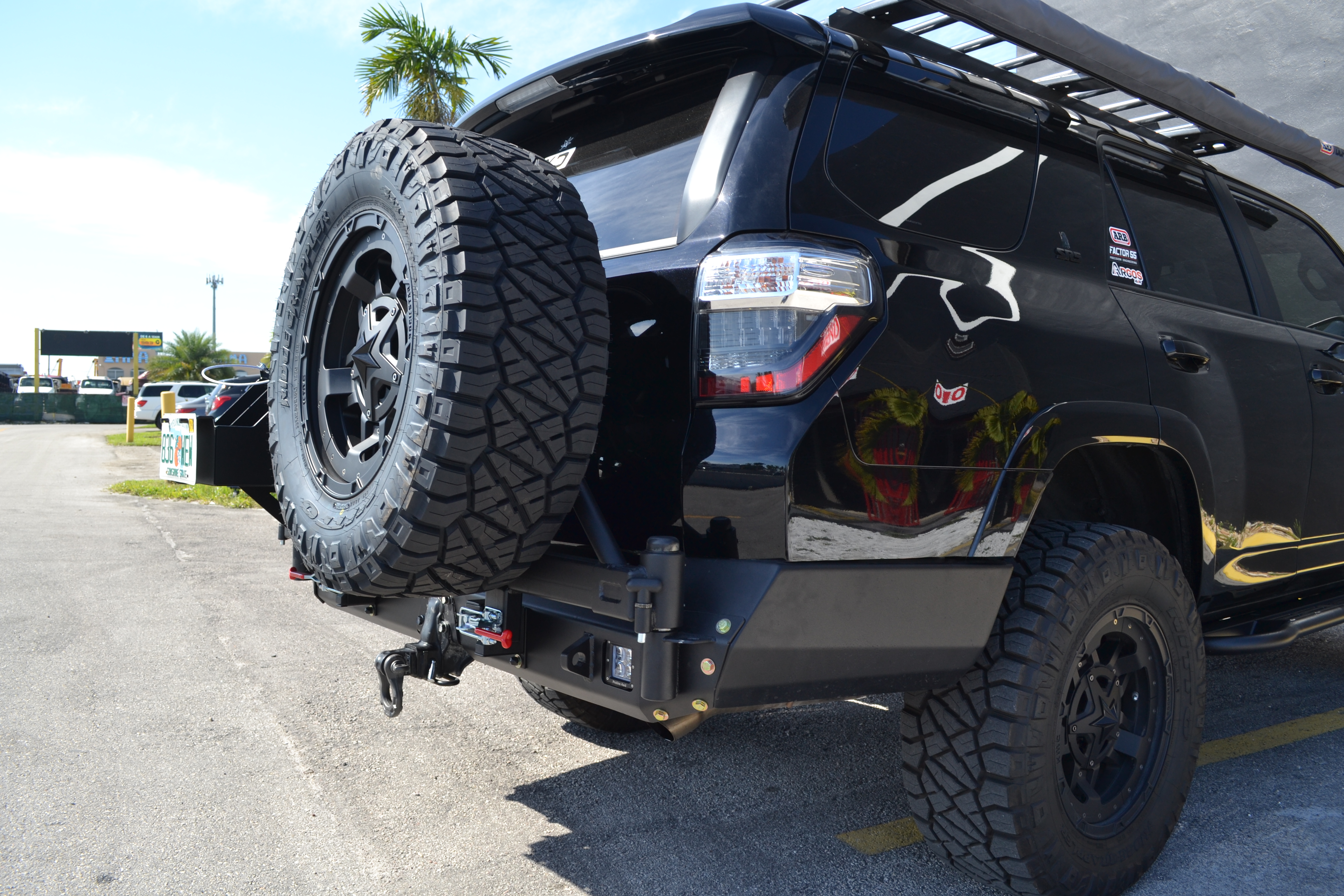 2016 Fj Cruiser >> Toyota 4Runner 2010-UP Rear Elite Bumper with tire Carrier and Jerry can holder | Proline 4wd ... 2016 Fj Cruiser >> Toyota 4Runner 2010-UP Rear Elite Bumper with tire Carrier and Jerry can holder | Proline 4wd ...