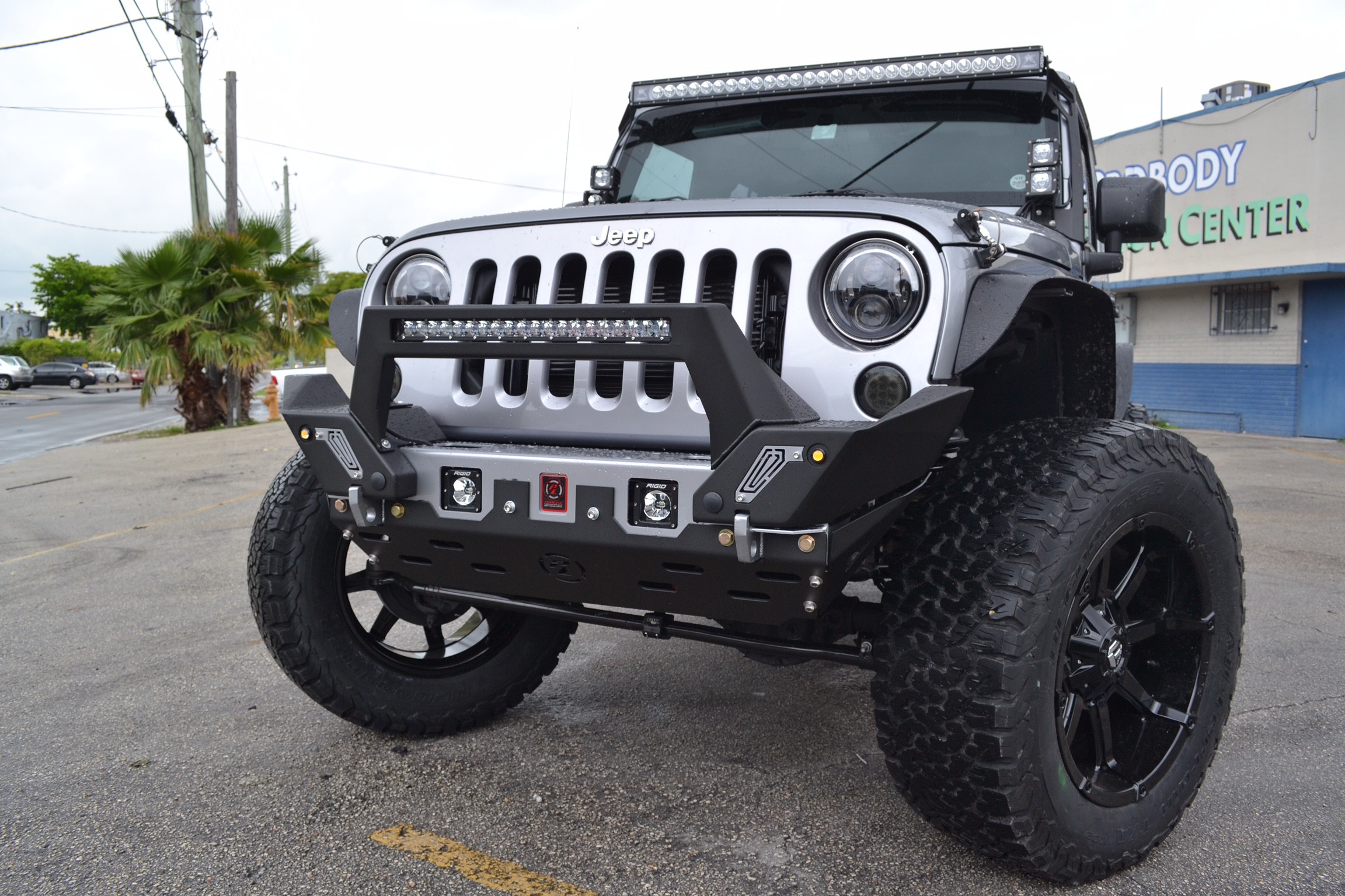 Front Bumper Jeep Wrangler Elite X 2 0 Proline 4wd Equipment Miami Florida